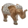 Atmosphera Olifanten dierenbeeldje - bruin - 15,8 x 8 x 11,5 cm