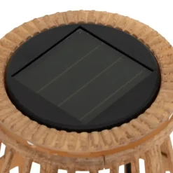 Atmosphera solar lantaarn - rotan - 16 x 23 cm