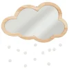 Spiegels-Atmosphera Spiegel/wandspiegel - wolk - 40 x 36cm - mdf hout/glas