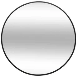 Atmosphera Spiegel/wandspiegel - rond - 38 cm - metaal/glas