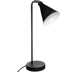 Bureaulampen|Bureaulampen-Atmosphera Tafellamp / bureaulampje - metaal - zwart - H45 cm