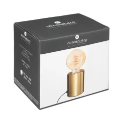 Tafellampen-Atmosphera Tafellamp Saba - metaal - goud - H10 cm - Leeslampje