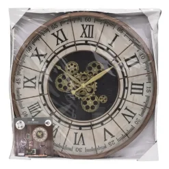 Atmosphera Wandklok Stella Mare - Vintage Metal - D57 cm - metaal