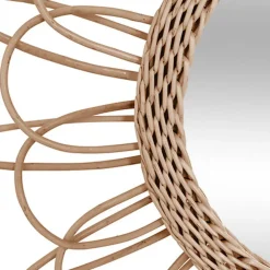 Spiegels-Atmosphera Wandspiegel Caya - Boho/ibiza stijl - rotan - 56 cm