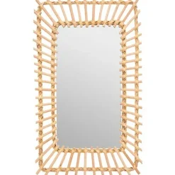 Atmosphera Wandspiegel Leonie - Boho/ibiza stijl - rotan