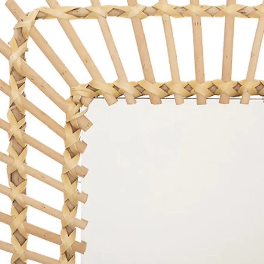 Atmosphera Wandspiegel Leonie - Boho/ibiza stijl - rotan