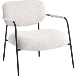 Fauteuils-Beliani AUSVIKA - Fauteuil - Lichtbeige - Polyester