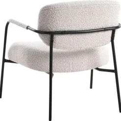 Fauteuils-Beliani AUSVIKA - Fauteuil - Lichtbeige - Polyester