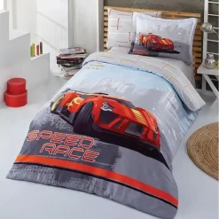 Kinderbedden-Merkloos Autobed - Met logeerbed - 210x107x83 cm - Rood