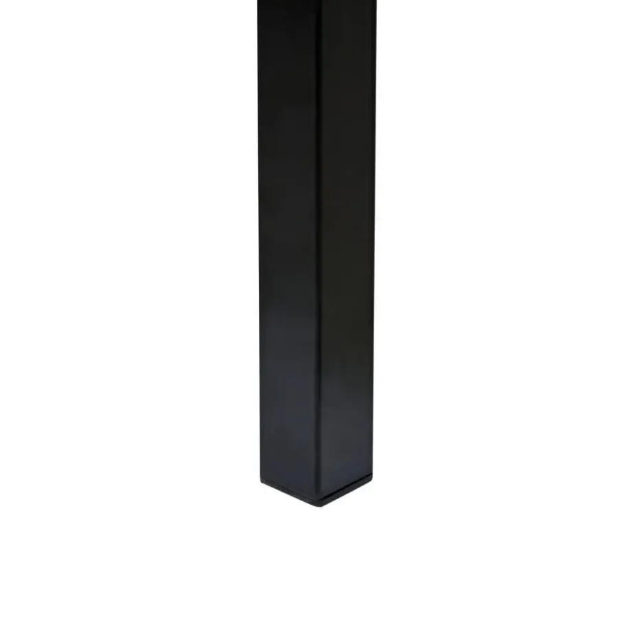 Twijfelaars-Beliani AVANTON - Tweepersoonsbed - Zwart - 140 x 200 cm - PE rotan