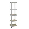 Erro Avasco Stellingkast - Zilver - Opbergrek vierkant metaal - 176x45x45cm