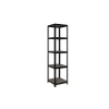 Stellingkasten-Erro Avasco Stellingkast - Zwart - Opbergrek vierkant metaal - 176x45x45cm