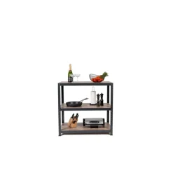 Stellingkasten-Erro Avasco Stellingkast - Zwart - Opbergrek laag metaal - 88x90x45
