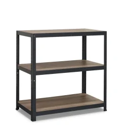 Stellingkasten-Erro Avasco Stellingkast - Zwart - Opbergrek laag metaal - 88x90x45