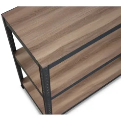 Stellingkasten-Erro Avasco Stellingkast - Zwart - Opbergrek laag metaal - 88x90x45