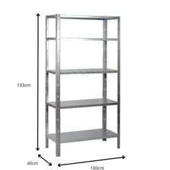 Erro Avasco Stellingkast Metaal - Opbergrek Clicker 100 - 193x100x40 cm