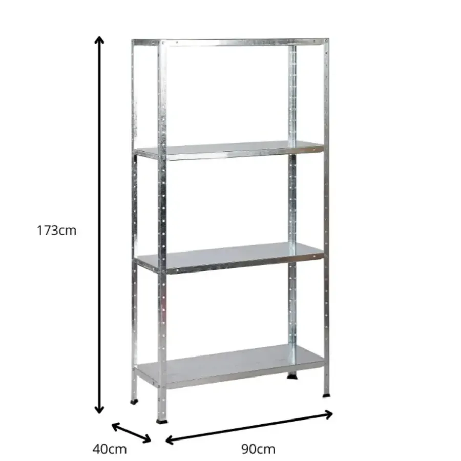 Stellingkasten-Erro Avasco Stellingkast Metaal - Opbergrek Clicker 85 - 173x90x40 cm