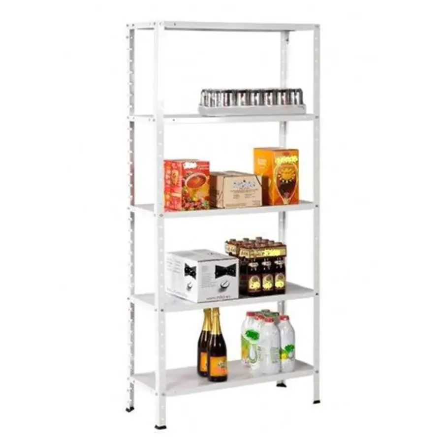 Stellingkasten-Erro Avasco Stellingkast Metaal - Opbergrek Solid 60 - 170x72,5x30 - wit