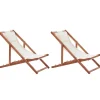 Beliani AVELLINO - Ligbed - Wit - Polyester