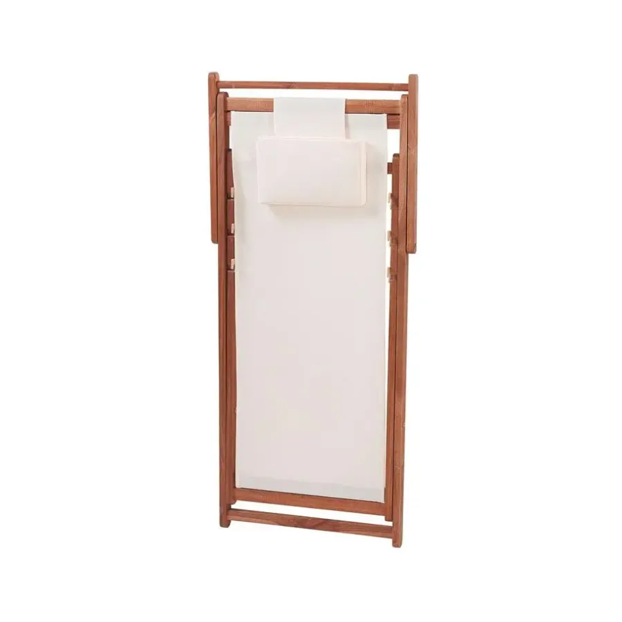 Beliani AVELLINO - Ligbed - Wit - Polyester