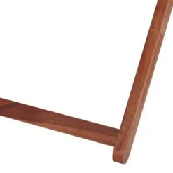 Ligbedden-Beliani AVELLINO - Strandstoel - Donkere houtkleur - Polyester
