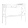 Beliani AVENUE - Consoletafel - Wit - MDF