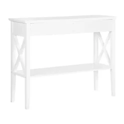 Beliani AVENUE - Consoletafel - Wit - MDF
