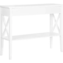 Beliani AVENUE - Consoletafel - Wit - MDF