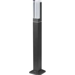 Beliani AWUNA - Tuinverlichting - Zwart - Aluminium