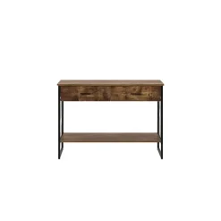 Beliani AYDEN - Consoletafel - Donkere houtkleur - MDF