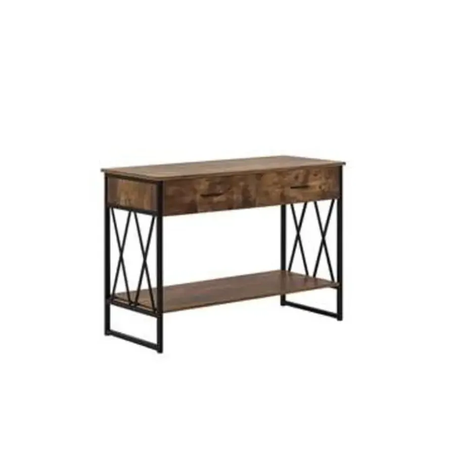Beliani AYDEN - Consoletafel - Donkere houtkleur - MDF