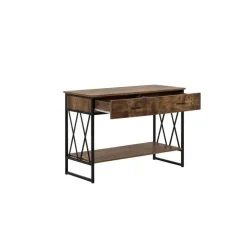 Beliani AYDEN - Consoletafel - Donkere houtkleur - MDF