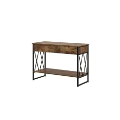 Beliani AYDEN - Consoletafel - Donkere houtkleur - MDF
