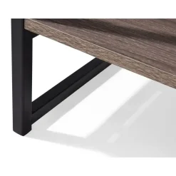 Beliani AYDEN - Consoletafel - Donkere houtkleur - Vezelplaat