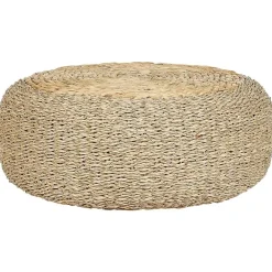 Beliani BACKAN - Poef - Natuurlijk - 50 cm - Waterhyacint