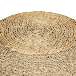 Beliani BACKAN - Poef - Natuurlijk - 50 cm - Waterhyacint