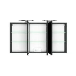 Held Badkamercombinatie Luna 2-delig 120cm - grafiet/eik