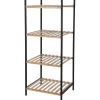 Merkloos Badkamerkastje - 4-laags - bamboe - 39 x 32 x 95 cm