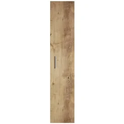 Hoge Kasten-Badplaats Badkamerkast Pluto 30 x 30 x 150 cm - Kastanje Eiken -Hangende