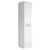 Badplaats Badkamerkast Saturnus 35 x 35 x 130 cm - Wit - Hangende Kolomkast met