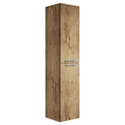 Badplaats Badkamerkast Venus 30 x 30 x 160 cm - Kastanje Eiken - Hangende