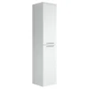 Hoge Kasten-Badplaats Badkamerkast Venus 30 x 30 x 160 cm - Wit - Hangende Kolomkast met