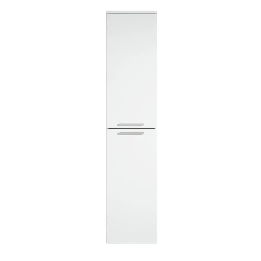 Hoge Kasten-Badplaats Badkamerkast Venus 30 x 30 x 160 cm - Wit - Hangende Kolomkast met