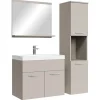 Badmeubelsets-Badplaats Badkamermeubel Set Montreal 60 x 35 cm - Beige - Badmeubel met spiegel