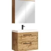 Badmeubelsets-Badplaats Badkamermeubel Set Etna 01 60 cm – Eiken – Hangend Wastafelmeubel met
