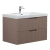 Badmeubelsets-Badplaats Badkamermeubel Set Thermis 80cm - Roze - Badmeubel met Wastafel