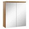 Badplaats Spiegelkast Toledo 60 x 20 x 60 cm - Eiken - Badkamerkast Badkamer