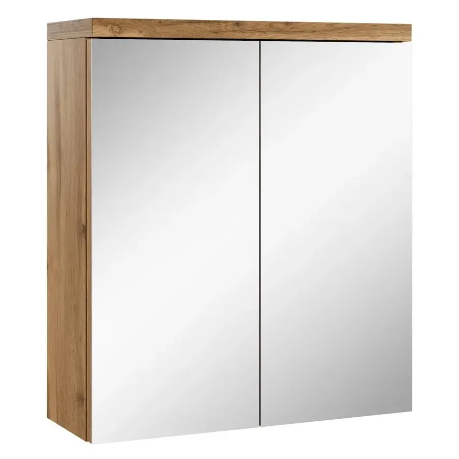 Badplaats Spiegelkast Toledo 60 x 20 x 60 cm - Eiken - Badkamerkast Badkamer