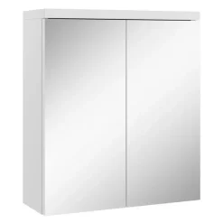 Badplaats Spiegelkast Toledo 60 x 20 x 60 cm - Wit - Badkamerkast Badkamer