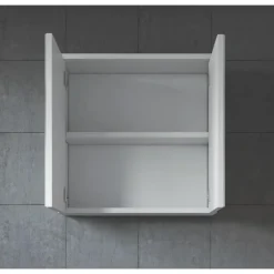 Badplaats Spiegelkast Toledo 60 x 20 x 60 cm - Wit - Badkamerkast Badkamer